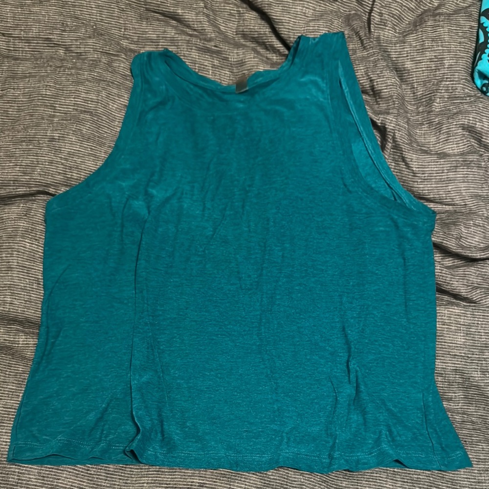 Teal Sleeveless Women's Top